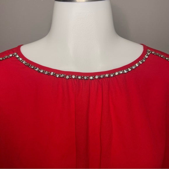 🫶 Liz Claiborne Rhinestone Blouse - Picture 3 of 6